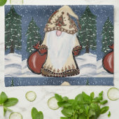 Weihnachten GNOME Geschirrtuch (Gefaltet)