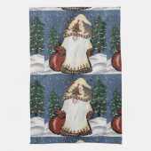 Weihnachten GNOME Geschirrtuch (Vertikal)