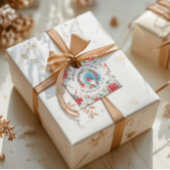 Weihnachten Gnome Holiday Elegante Geschenkanhänger