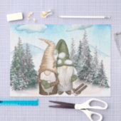 Weihnachten, Gnome Winter Seidenpapier (Handwerk)