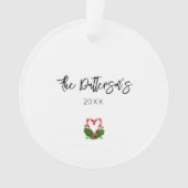 Weihnachten Gnomes glückliche Feiertage Schachbret Ornament (Vorderseite)