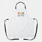 Weihnachten Gnomes Happy Holidays Festlicher Famil Schürze (Vorderseite)