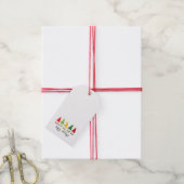 Weihnachten Gnomes Happy Holidays Fun Festival Geschenkanhänger (Mit Garn)