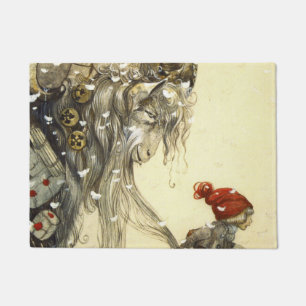Weihnachten Goat John Bauer Fußmatte