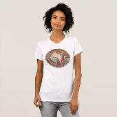 Weihnachten Goddess Art Nouveau T-Shirt (Vorne ganz)