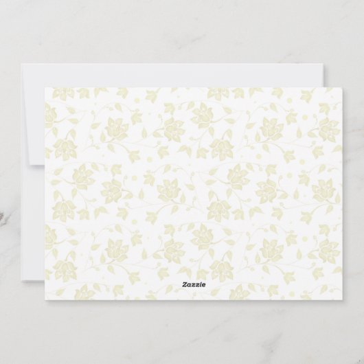 Weihnachten Gold Eleganter Blumenurlaub 3 Foto (Rückseite)