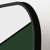 Weihnachten Gold Grün Rot Silber und Weiße Streife Pickleball Schläger (Linke Seite)