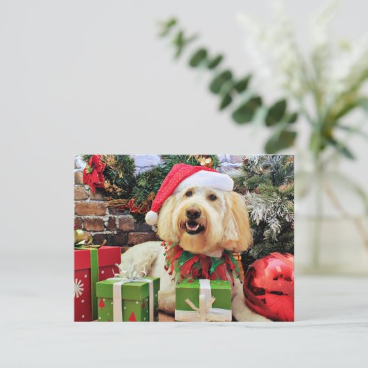 Weihnachten - Golden Doodle - Bella (Stehend Vorderseite)