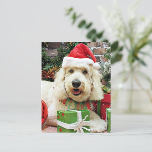 Weihnachten - Golden Doodle - Peyton (Stehend Vorderseite)