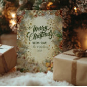 Weihnachten Golden Pine Greenery