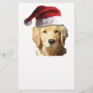 Weihnachten Golden Retriever Briefpapier