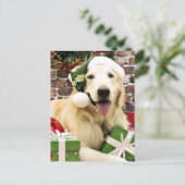 Weihnachten - Golden Retriever - Hudson (Stehend Vorderseite)