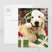 Weihnachten - Golden Retriever - Hudson (Vorne/Hinten)