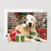 Weihnachten - Golden Retriever - Hudson (Vorne/Hinten)