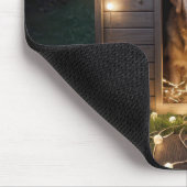 Weihnachten Golden Retriever In einem Doghouse Mousepad (Ecke)