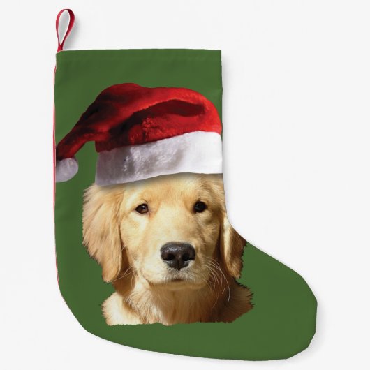 Weihnachten Golden Retriever Kleiner Weihnachtsstrumpf (Vorderseite)