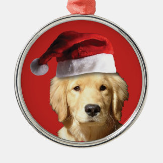 Weihnachten Golden Retriever Ornament Aus Metall
