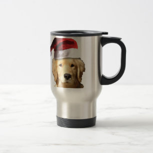 Weihnachten Golden Retriever Reisebecher