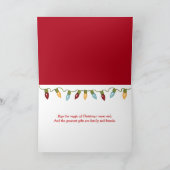 Weihnachten Golden Retriever Welpe (Innenseite)