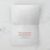 Weihnachten Golden Retriever Welppy Holiday Card (Innenseite)