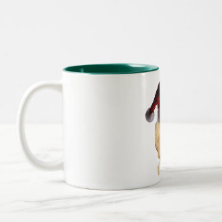 Weihnachten Golden Retriever Zweifarbige Tasse