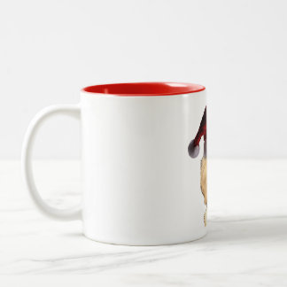 Weihnachten Golden Retriever Zweifarbige Tasse