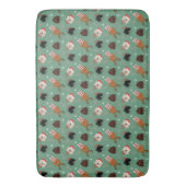 Weihnachten Goldendoodle Hunde Badematte (Vorderseite Vertikal)