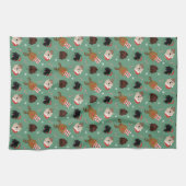 Weihnachten Goldendoodle Hunde Geschirrtuch (Horizontal)