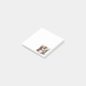 Weihnachten Goldendoodle Hunde Post-it Klebezettel (angewinkelt)