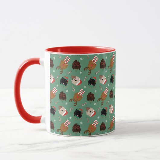 Weihnachten Goldendoodle Hunde Tasse (Links)