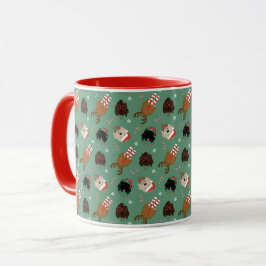 Weihnachten Goldendoodle Hunde Tasse