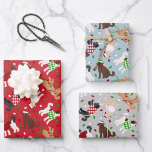 Weihnachten Goldendoodle Labradoodle Geschenkpapier Set