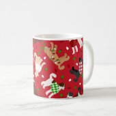 Weihnachten Goldendoodle Labradoodle Kaffeetasse (VorderseiteRechts)