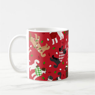 Weihnachten Goldendoodle Labradoodle Kaffeetasse