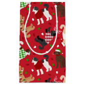 Weihnachten Goldendoodle Labradoodle Kleine Geschenktüte (Vorderseite)