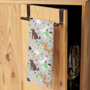 Weihnachten Goldendoodle Labradoodle Küchentuch