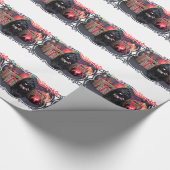 Weihnachten - GoldenDoodle - PJ Geschenkpapier (Ecke)