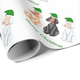 Weihnachten Goldendoodles  Geschenkpapier