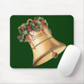 Weihnachten Goldene Glocken, Weihnachtsgrüße Mousepad (Mit Mouse)