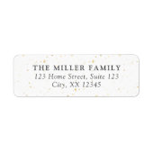 Weihnachten, goldene Sterne (Vorne)