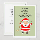 Weihnachten Golf (Vorne/Hinten)
