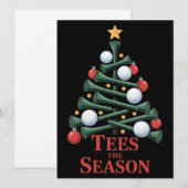 Weihnachten Golf Lustiges Weihnachten Golf Baum (Vorne/Hinten)