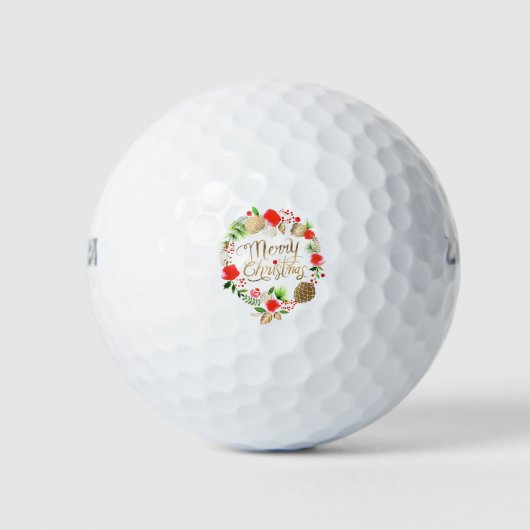 Weihnachten Golfball (Vorderseite)