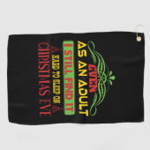 Weihnachten Golfhandtuch (Horizontal)