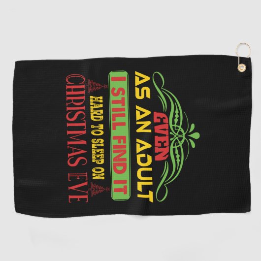 Weihnachten Golfhandtuch (Horizontal)