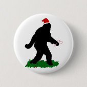 Weihnachten, Gone Squatchin' Button (Vorderseite)
