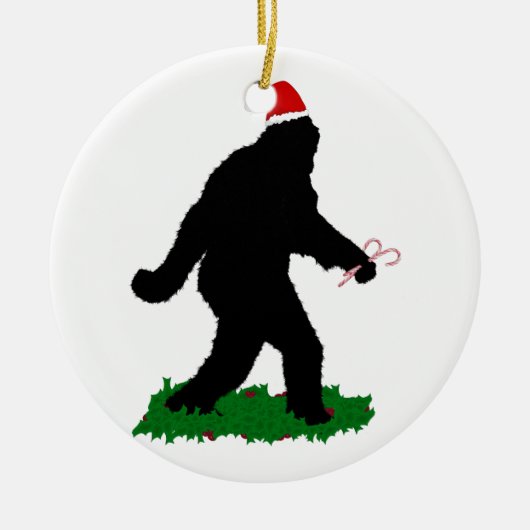 Weihnachten, Gone Squatchin' Keramikornament (Vorne)