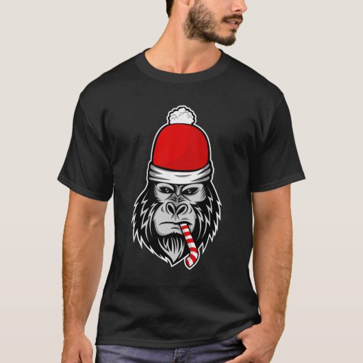 Weihnachten - Gorilla Classic T - Shirt (Vorderseite)