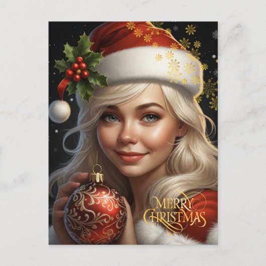 Weihnachten. Gratulation. Postkarte (Vorderseite)