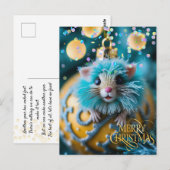 Weihnachten. Gratulation. Postkarte (Vorne/Hinten)